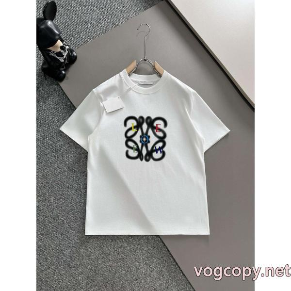 激安 通販 ブランド半袖Tシャツ26ss 異素材 人気確定  定番人気のモデルロエベ