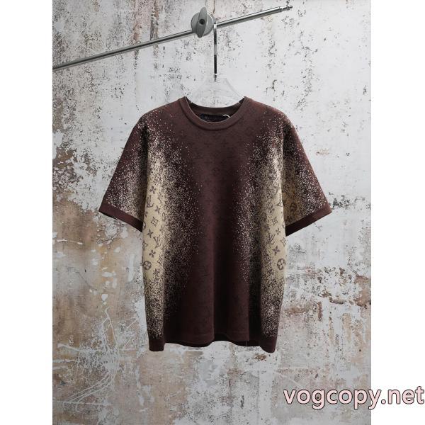 抜け感スゴイ 使い勝手の良いトレンド 商品例半袖TシャツLOUIS VUITTONブランド コピー