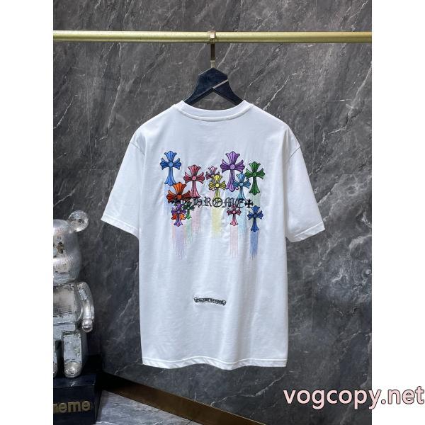 海外限定 NEW大変素敵 日本一安い激安CHROME HEARTSブランド 品 激安 通販半袖Tシャツ