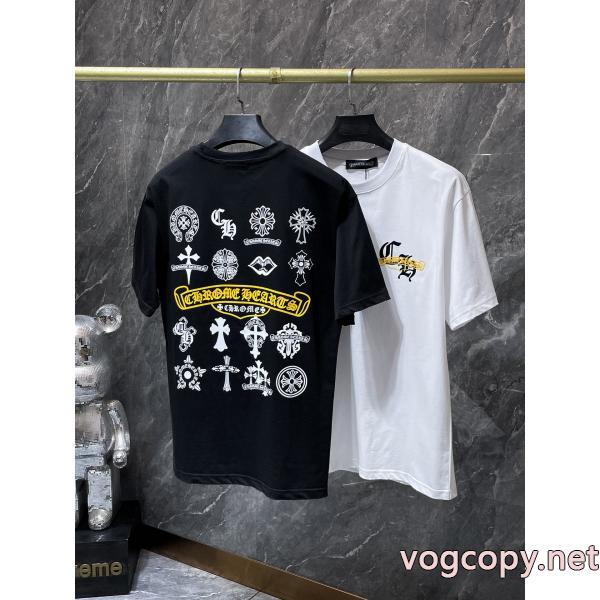 清潔感で洗練され 即発送OK 洒落感を演出する！ブランド コピー 品半袖TシャツCHROME HEARTS