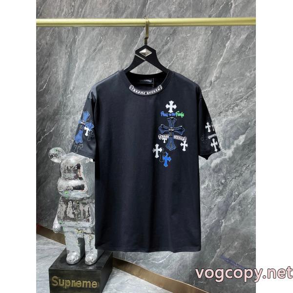 ブランド フェイク半袖Tシャツ限定！人気オススメ 高級感演出 お手頃価格でGETCHROME HEARTS