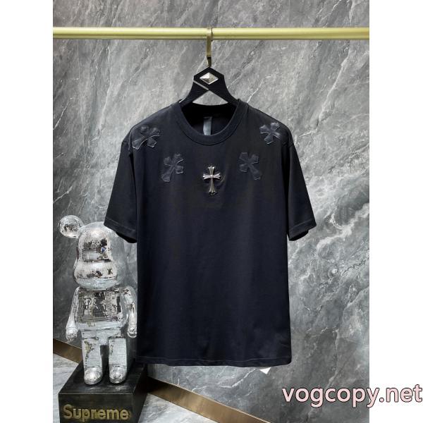 最新☆大人気☆話題沸騰 レビュー高い 長くご愛用できるCHROME HEARTSブランド コピー 品半袖Tシャツ