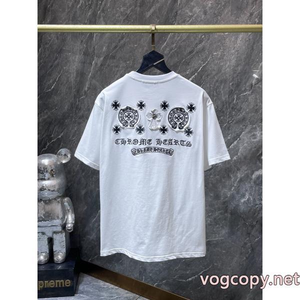 半袖Tシャツ海外限定! 26SS新作 カジュアルコーデに ファション性の高い偽物 ブランド 販売CHROME HEARTS