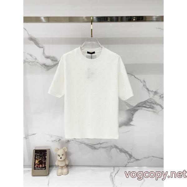 人気急上昇中 最先端ファション 一番人気！ブランド フェイクLOUIS VUITTON半袖Tシャツ