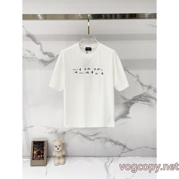 通販 ブランド大人気男女兼用 絶対欲しい  定番最新作BALENCIAGA半袖Tシャツ