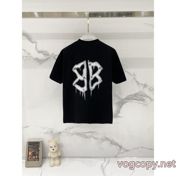 BALENCIAGA半袖Tシャツ防寒性に優れた 優しい印象 先行予約販売スーパー コピー 販売