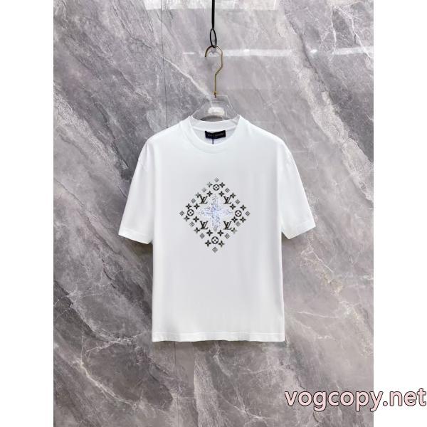 半袖Tシャツコピー ブランド 通販セレブや芸能人からも愛用 韓国人気 ロゴが素敵LOUIS VUITTON