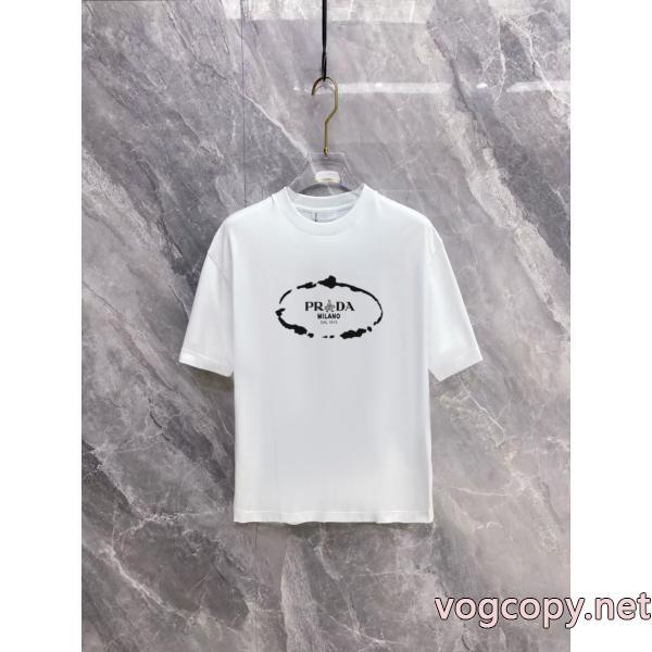 PRADA偽 ブランド 夏季限定販売 新作人気 2026のトレンド半袖Tシャツ