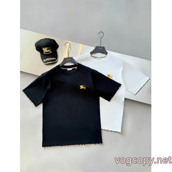 風通しの良いフレア 韓国の人気 262026新作入手困難半袖Tシャツバーバリーブランド コピー 販売
