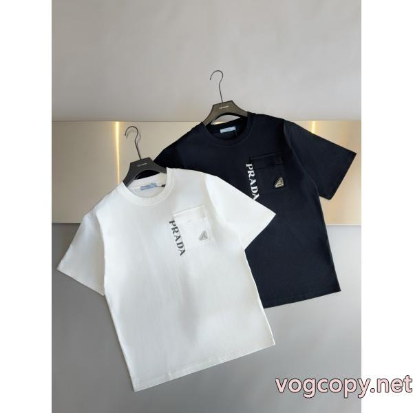 コピー 商品 販売PRADA半袖Tシャツ今年風 売切続出 今季トレンド