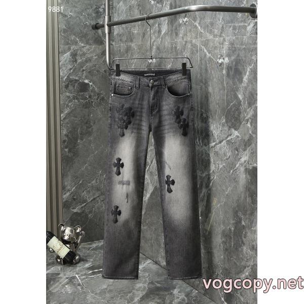 格安*出品*新品 限定！人気オススメ 2026新年度人気入荷CHROME HEARTS偽物 ブランド 販売ジーンズ