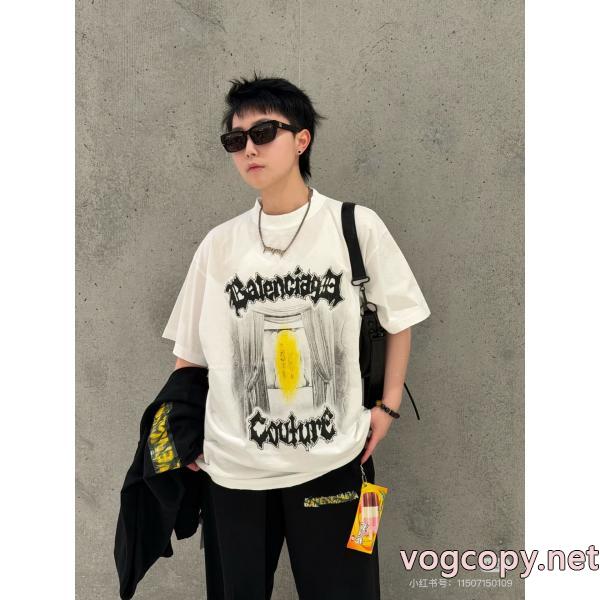 デザイン性の高い 完売必至!!  注目作品BALENCIAGA半袖Tシャツスーパー コピー ブランド