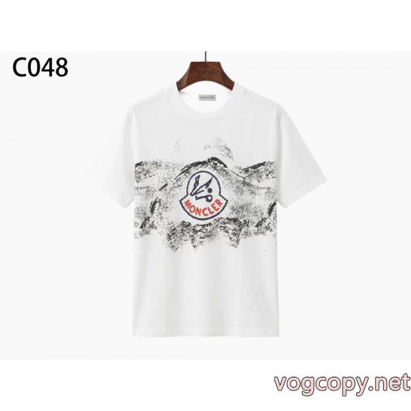偽 ブランド半袖TシャツMONCLER大人気商品再入荷! 存在感絶大 上品低価