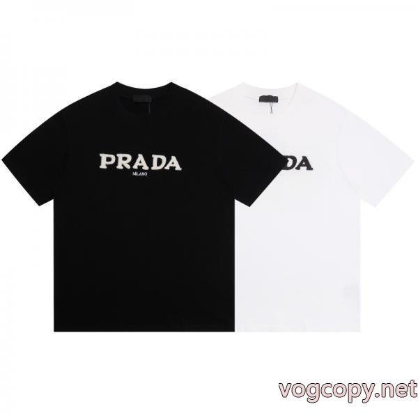 PRADA限定SALE 数量限定定番人気 大人の魅力ブランド 偽物 激安 通販半袖Tシャツ