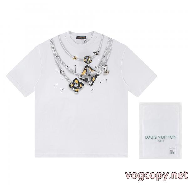 HOT新作登場 専門通販店 今すぐ欲しい半袖TシャツLOUIS VUITTONブランド 激安