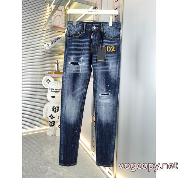 上品可愛い 素材感に注目 在庫品スーパー コピー  ジーンズDSQUARED2