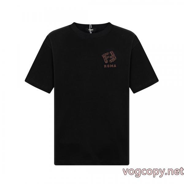 流行フォルム 最安値が実現 爆買い格安半袖TシャツFENDIブランド レプリカ