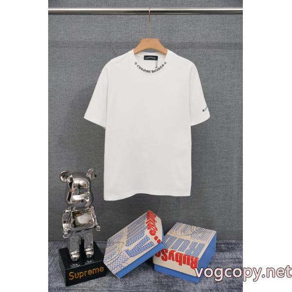 ブランド 激安2026新作コレクション とにかく人気アイテム 今季重宝するCHROME HEARTS半袖Tシャツ