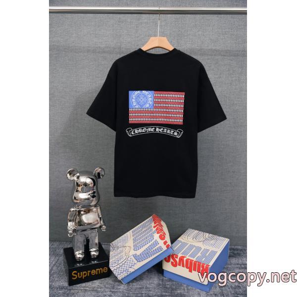 CHROME HEARTSスーパー コピー 品着こなし自在 目を惹く作品 高感度アイテム半袖Tシャツ