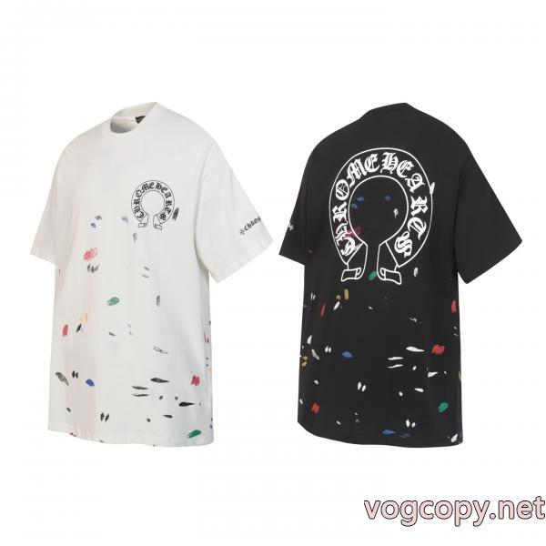 偽物 通販芸能人人気 毎日安い値ブランド新作 今流行クロムハーツ半袖Tシャツ