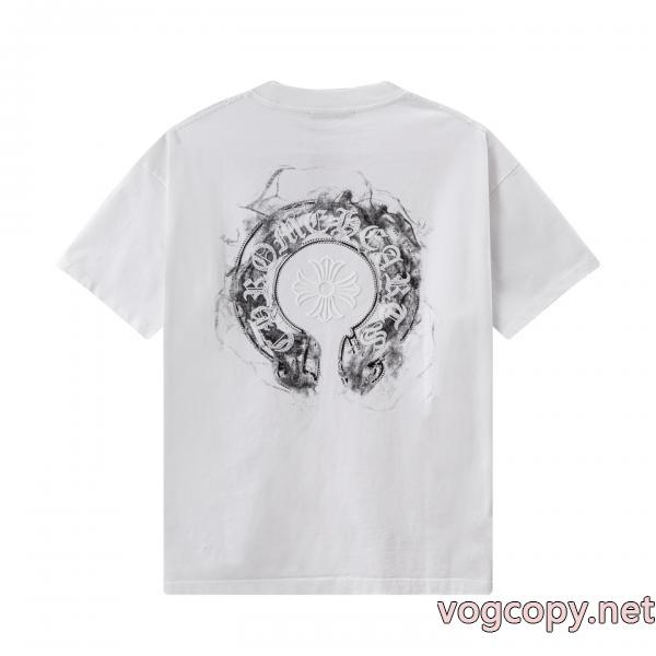 価格帯が魅力的 2026SS大人OK 耐久性のあるコピー 品 販売CHROME HEARTS半袖Tシャツ