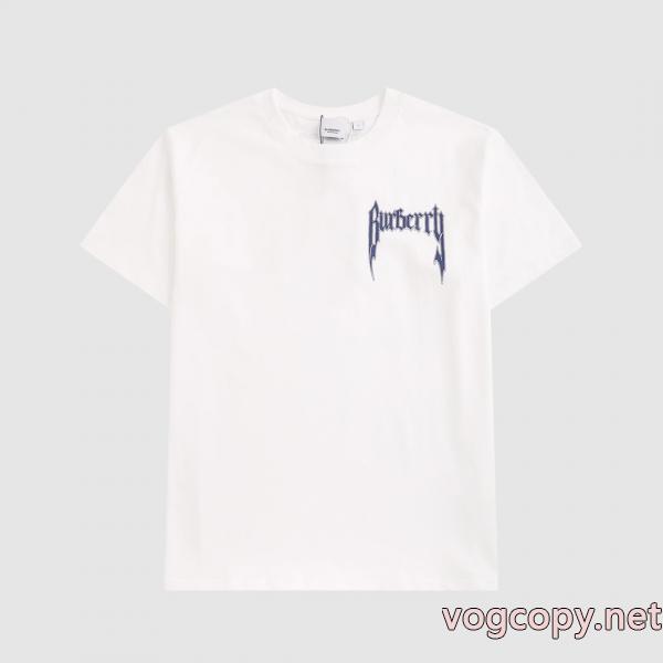 圧倒的人気新着 特別価格！ スタイリッシュな印象偽 ブランドBURBERRY半袖Tシャツ