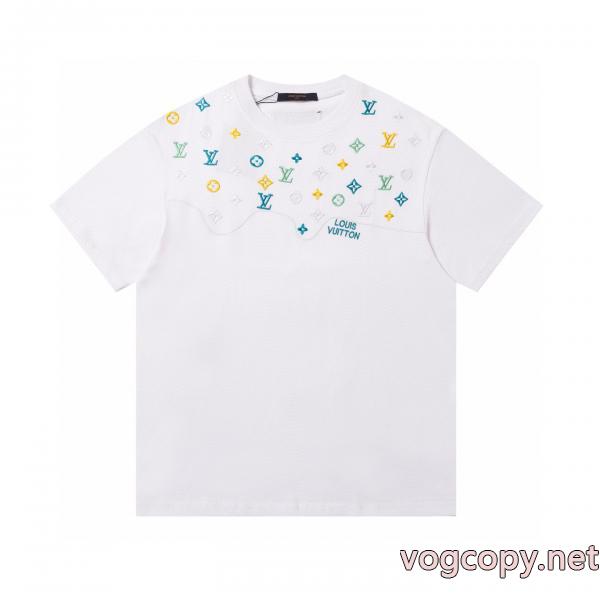 半袖Tシャツお買い得品質保証 大人気アイテムが勢ぞろい 超激得正規品ブランド 品 コピーLOUIS VUITTON