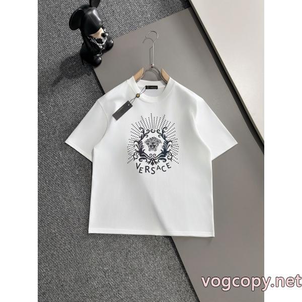 VERSACE2026年人気商品 販売記念価格 SALEアイテムスーパー コピー 安心半袖Tシャツ