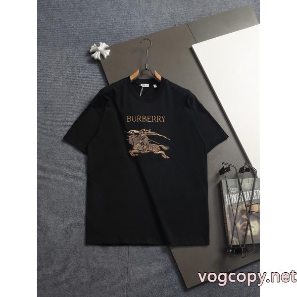 逆シーズンセール 通勤の定番 活躍アイテムBURBERRY半袖Tシャツブランド 品 激安 通販
