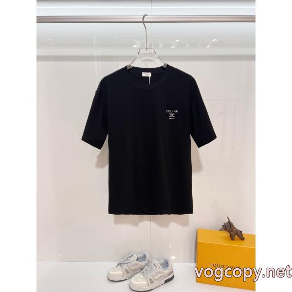 優しげ人気アイテム 必須アイテム 定番カラーブランド スーパー コピー 通販CELINE半袖Tシャツ