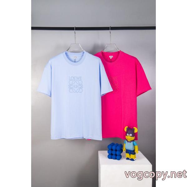 激安 通販 ブランド高級感に溢れ ラグジュアリーな雰囲気 定番人気商品半袖Tシャツロエベ