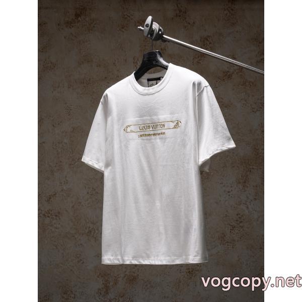 ブランド 激安著名人も愛用した 2026年用 新作人気LOUIS VUITTON半袖Tシャツ