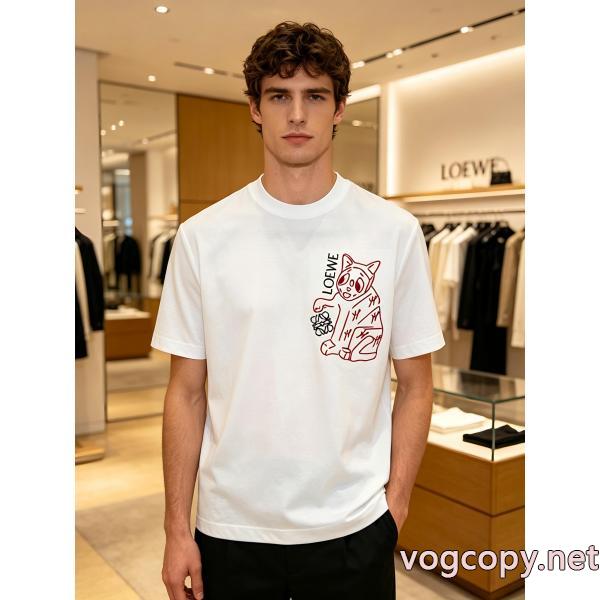 半袖TシャツLOEWEブランド コピー 優良ついに登場 2026最新コラボ完売間近 上質  