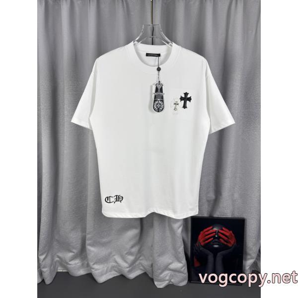 クロムハーツ激安 ブランド半袖Tシャツ通勤の定番 お洒落新作 国内在庫即納可能 