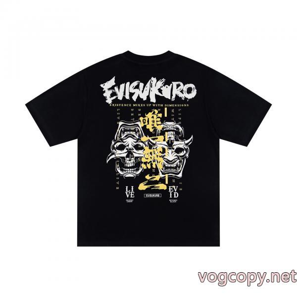 EVISU超激得安い 優れた品質 半額以下SALE半袖Tシャツコピー ブランド 通販 安心