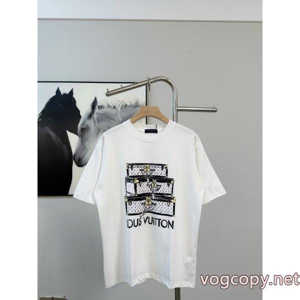 半袖Tシャツ偽物 ブランド 販売今流行 HOT安い 個性的なデザインLOUIS VUITTON