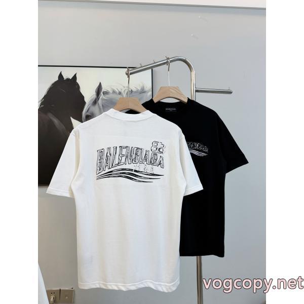 半袖Tシャツ偽物 ブランド 激安素材感に注目 高級感が漂う 少数入荷BALENCIAGA
