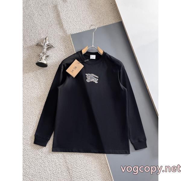 偽 ブランド サイト大人気可愛い 海外限定 夏に最強アイテム長袖TシャツBURBERRY