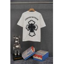 コピー ブランド 優良半袖TシャツCHROME HEARTS気分がアガる 快適な着心地 カラー豊富