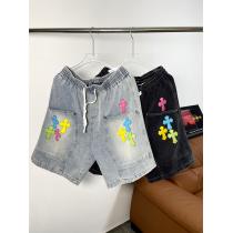 ブランド 通販店デニムショーツCHROME HEARTSオンライン限定商品 即完...