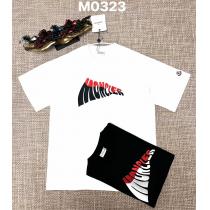 MONCLER爽やかな色合い ファッションスタイル 完売人気半袖Tシャツスーパー...