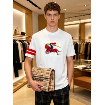2026限定モデル 実用的 海外セレブ定番愛用 BURBERRY半袖Tシャツブラ...