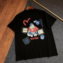 大人モード 上質感 今シーズン注目のアイテム半袖TシャツEVISUコピー 通販