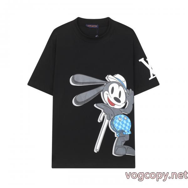 LOUIS VUITTON大胆なデザイン 快適な着心地 個性派半袖Tシャツコピー 品 販売