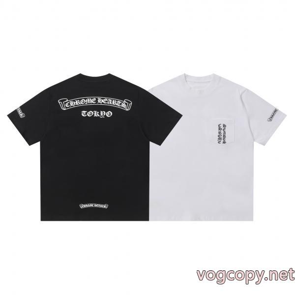 スーパー コピー ブランドCHROME HEARTS半袖Tシャツ日本で完売続出 稀少*新品登場 ロゴが素敵