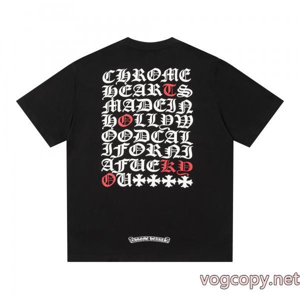 ブランド 激安CHROME HEARTS目につく 高品質限定アイテム 人気新品半袖Tシャツ