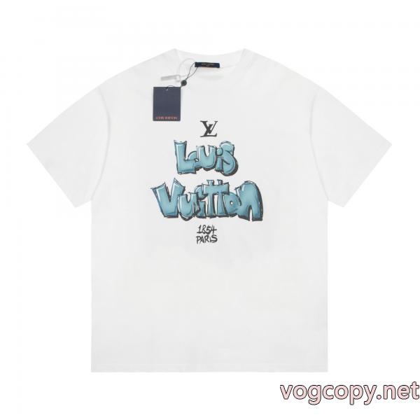 全国無料高品質 新作入荷正規品 お値段最低！ブランド 品 スーパー コピー半袖TシャツLOUIS VUITTON