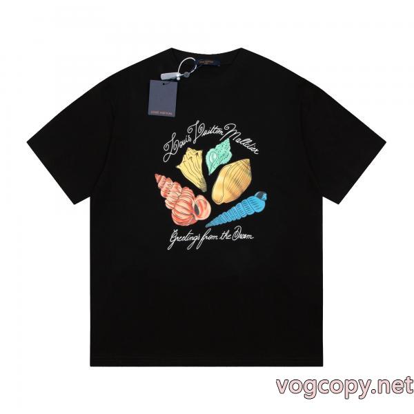 通販 ブランド好印象な上品スタイル 韓国の人気 大流行中半袖TシャツLOUIS VUITTON
