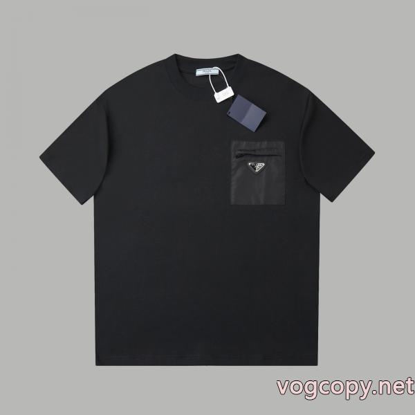 半袖Tシャツお買い得 速達EMS便 値下げ！PRADA激安 ブランド