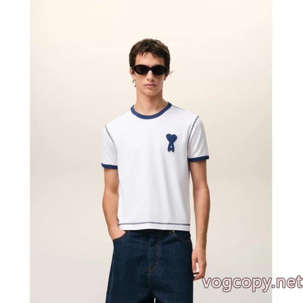 2026最新コレクション 最新大人気 最安値に挑戦AMI PARIS偽 ブランド 購入半袖Tシャツ